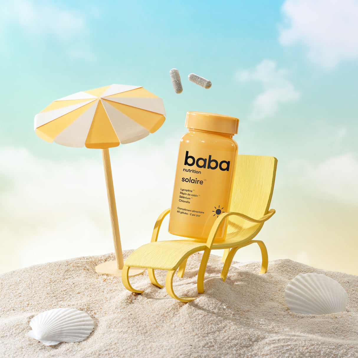 Préparateur solaire peau - 3 mois