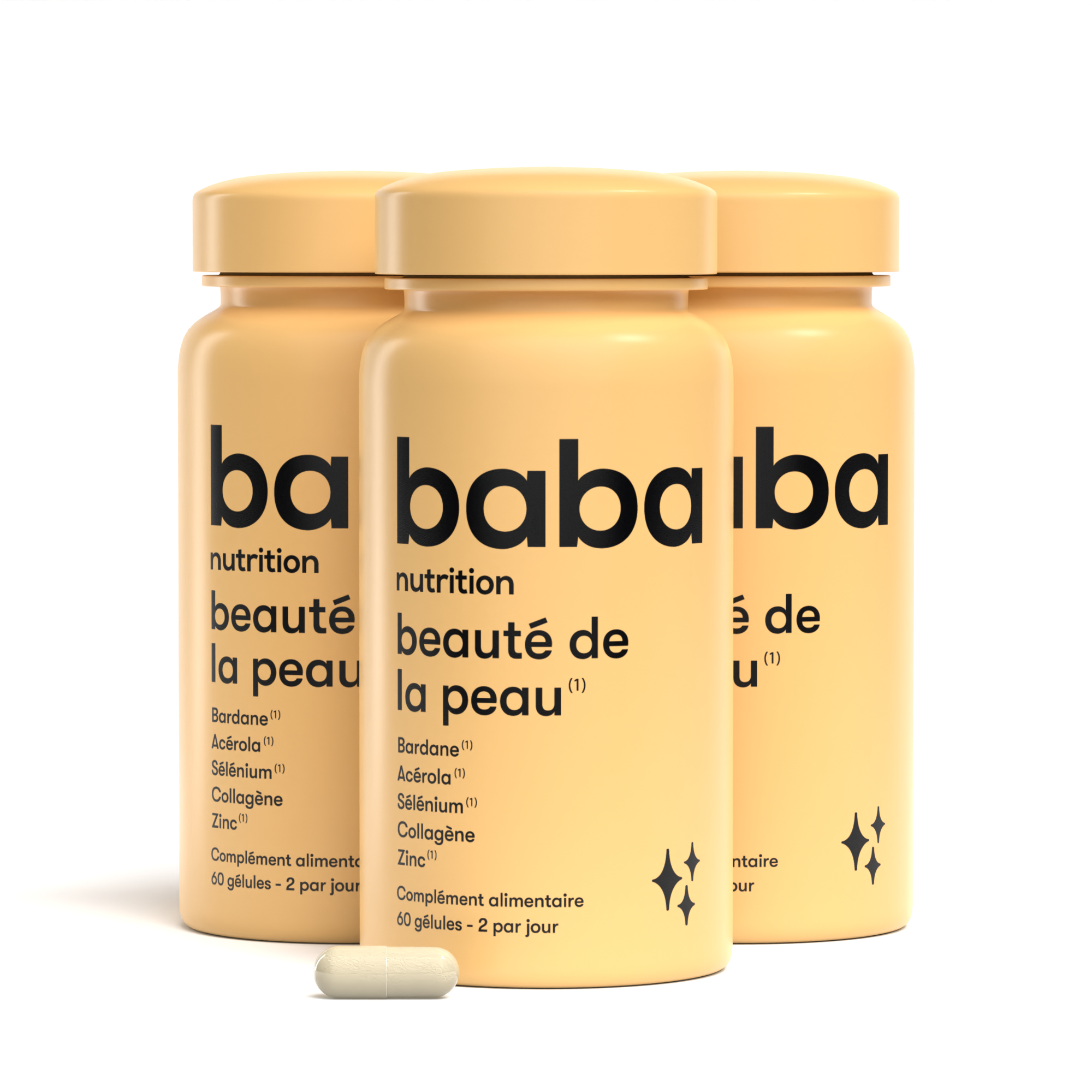 Complément alimentaire Beauté de la Peau Bardane, Acérola, Sélénium