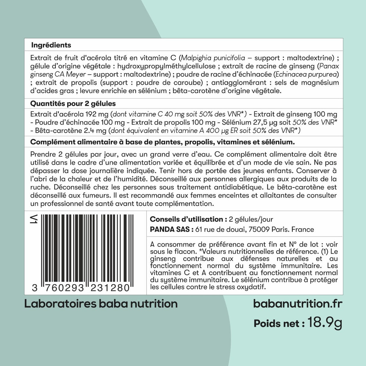 Défenses Immunitaires - 6 mois